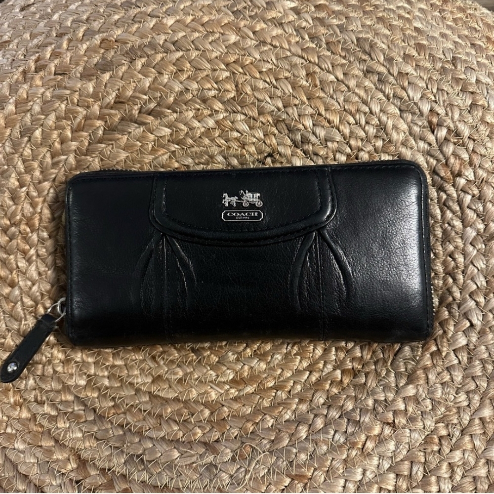 Coach Black Leather Wallet